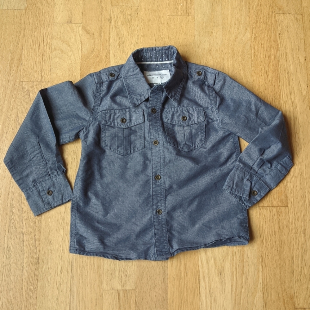 Paper Denim & Cloth button down shirt size 4t